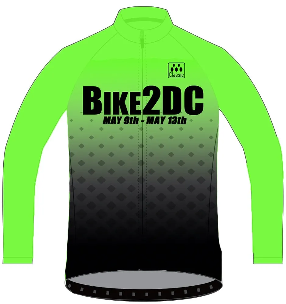 2024 Bike 2 DC Winter Long Sleeve Jersey - Men's