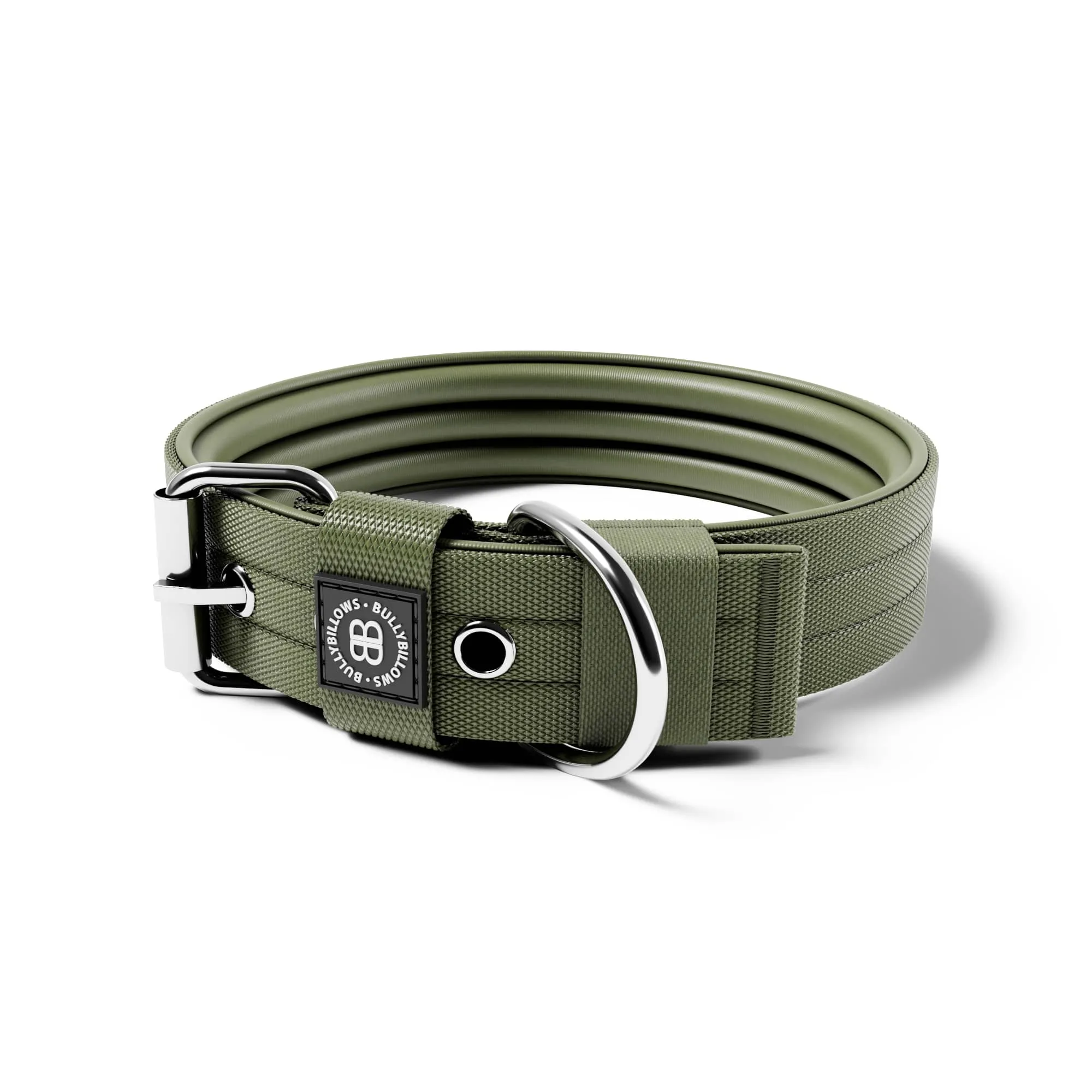 4cm Pin Buckle Collar | NO Handle - Khaki