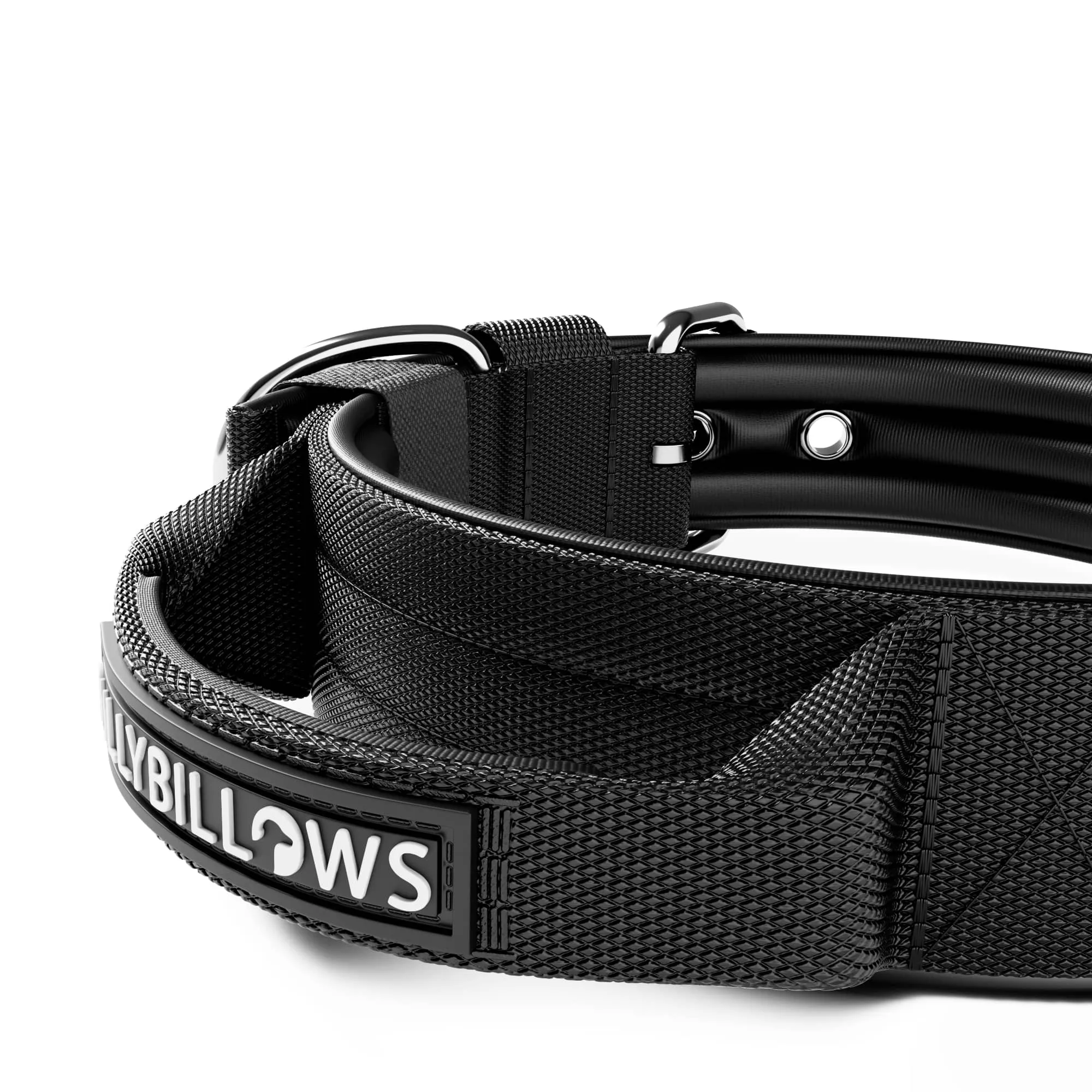 5cm Pin Buckle Collar | With Handle - Black