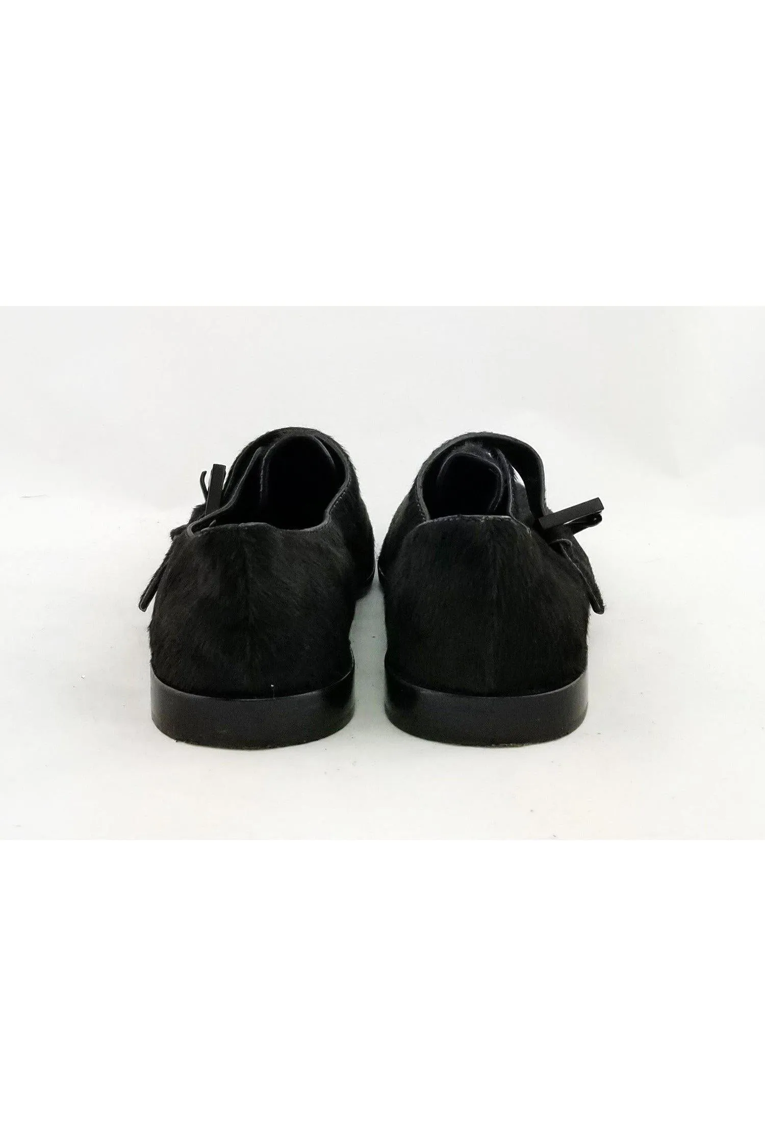 Alexander Wang - Black Calf Hair Buckle Loafers Sz 7