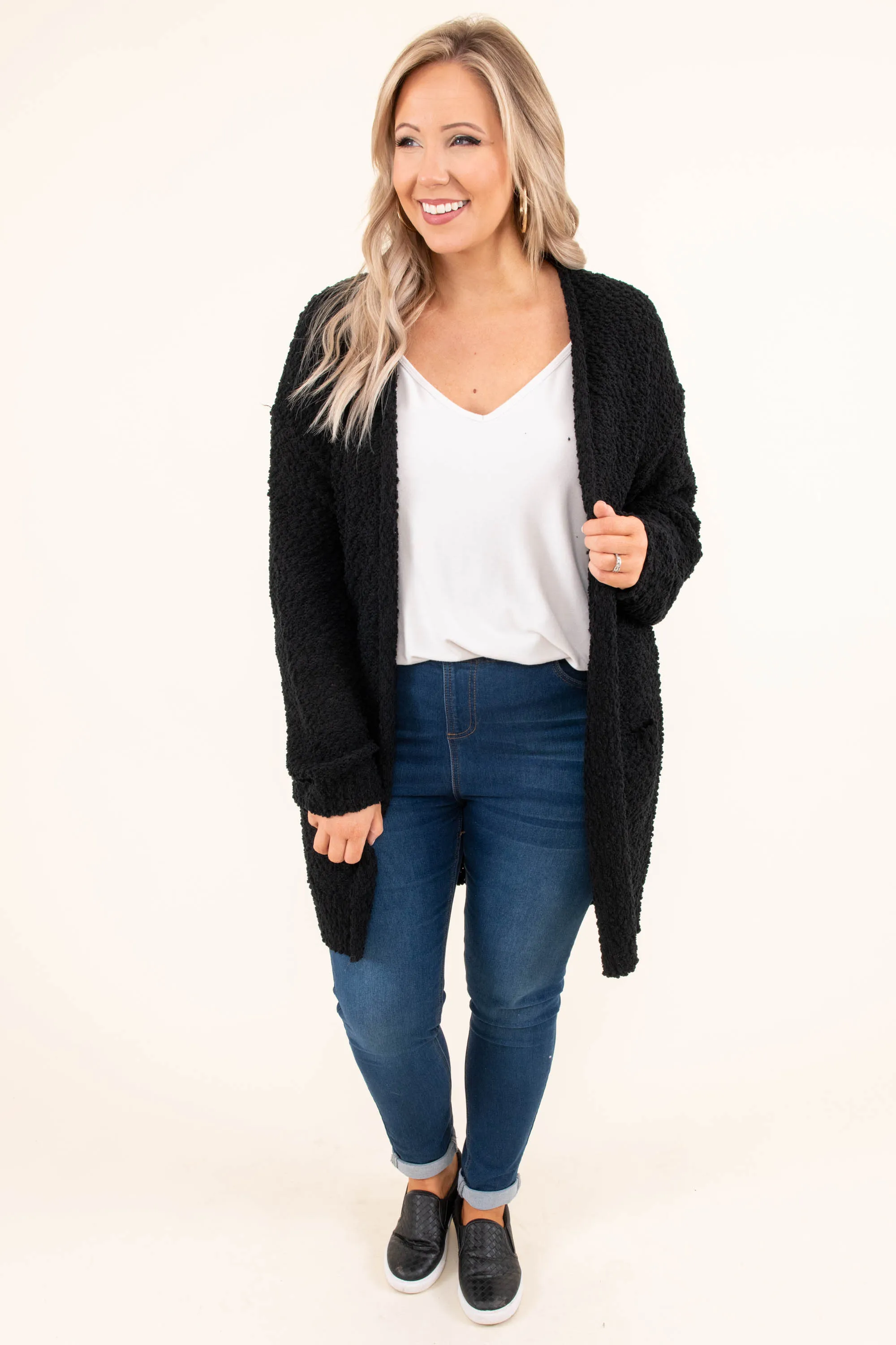 All The Warmth Cardigan, Black