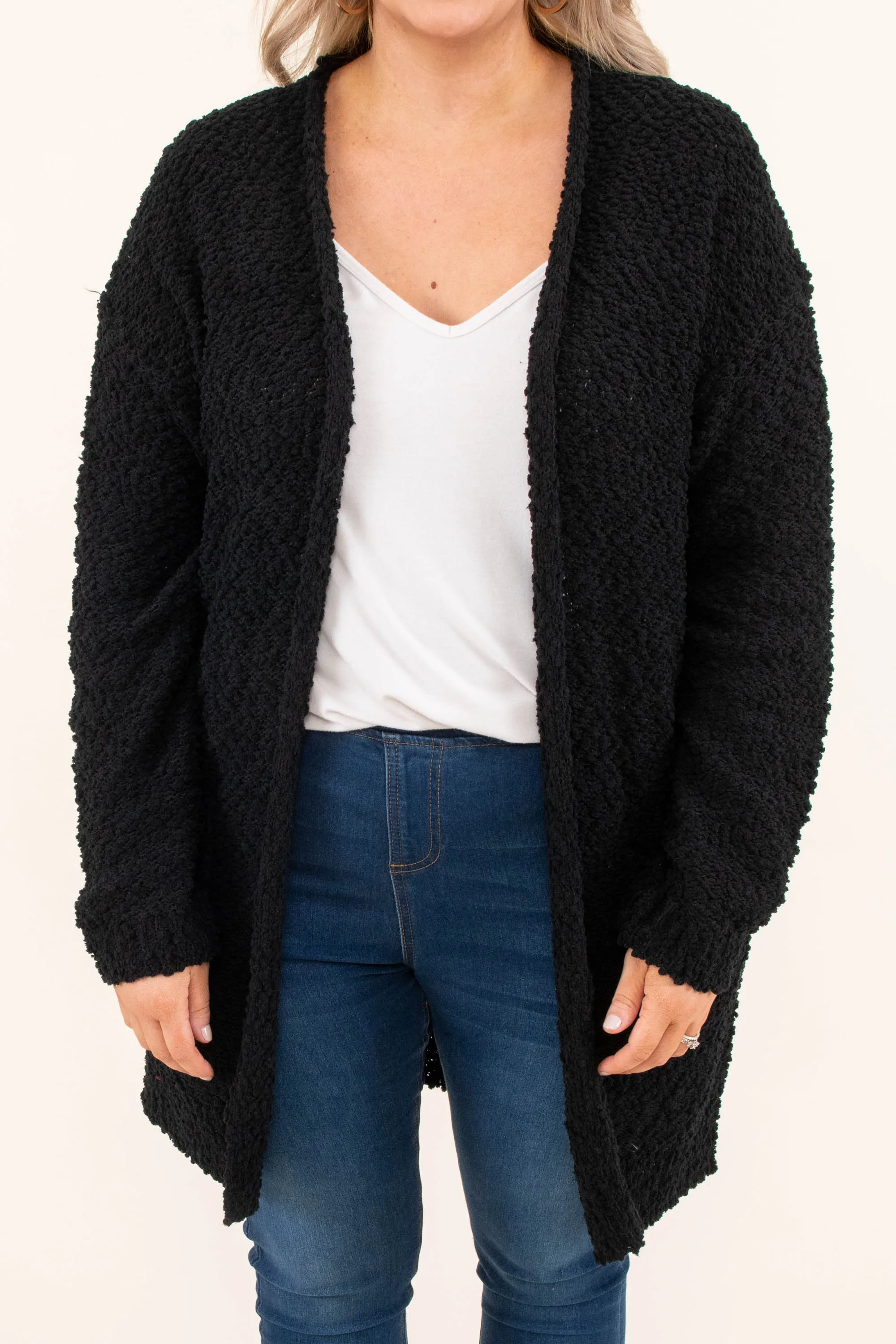 All The Warmth Cardigan, Black