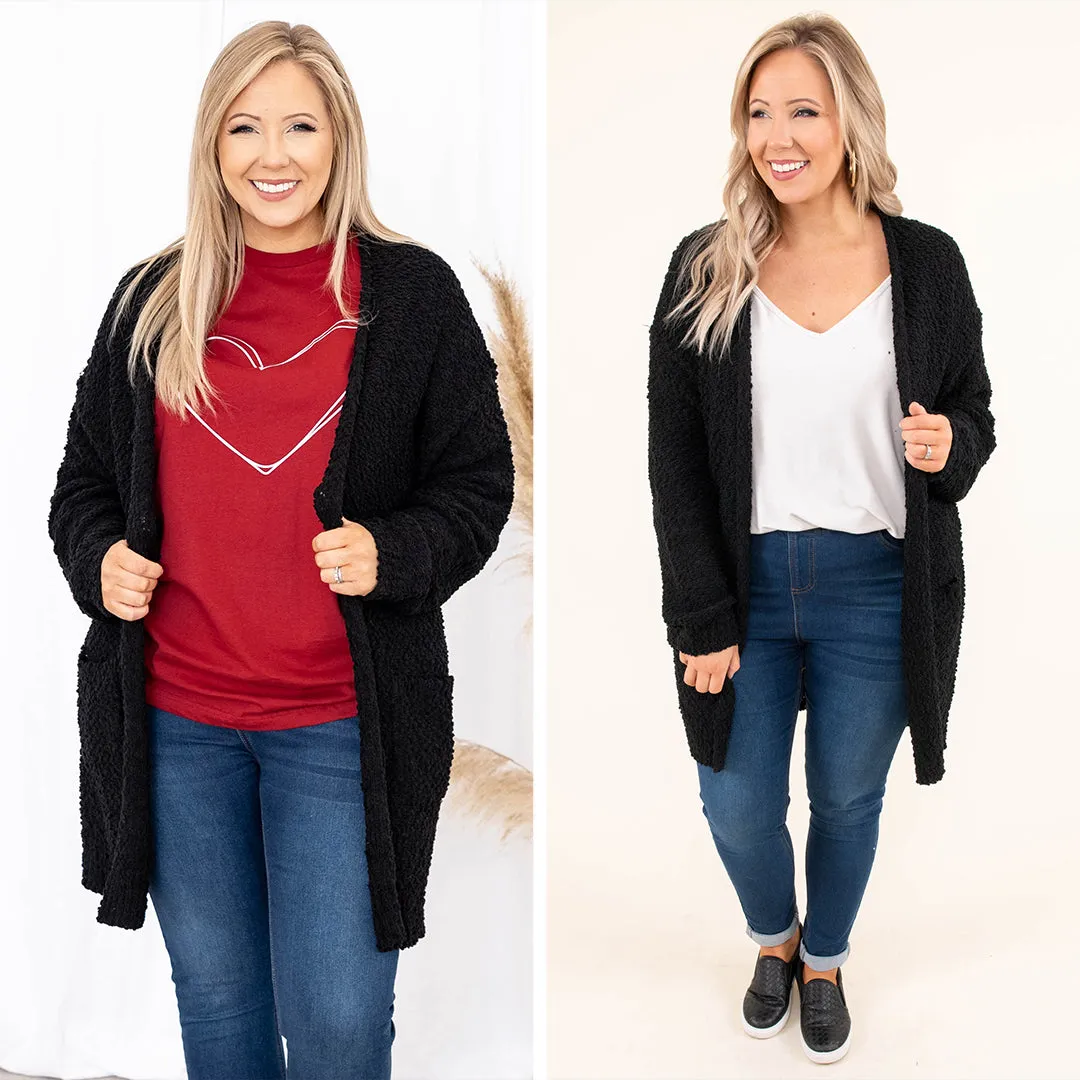 All The Warmth Cardigan, Black