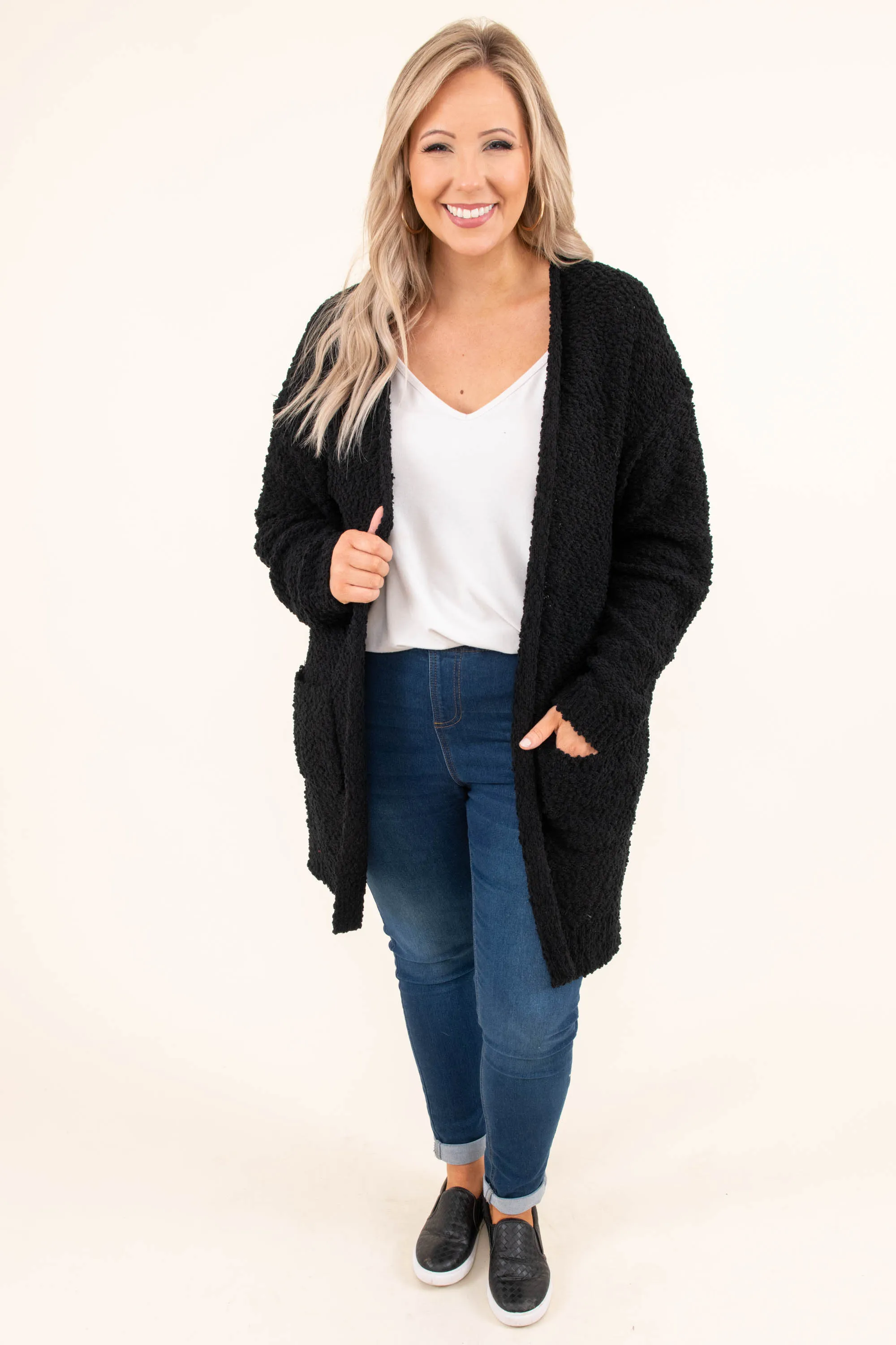 All The Warmth Cardigan, Black