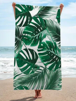 Ashorshop beach blankets palm leave print beach blankets