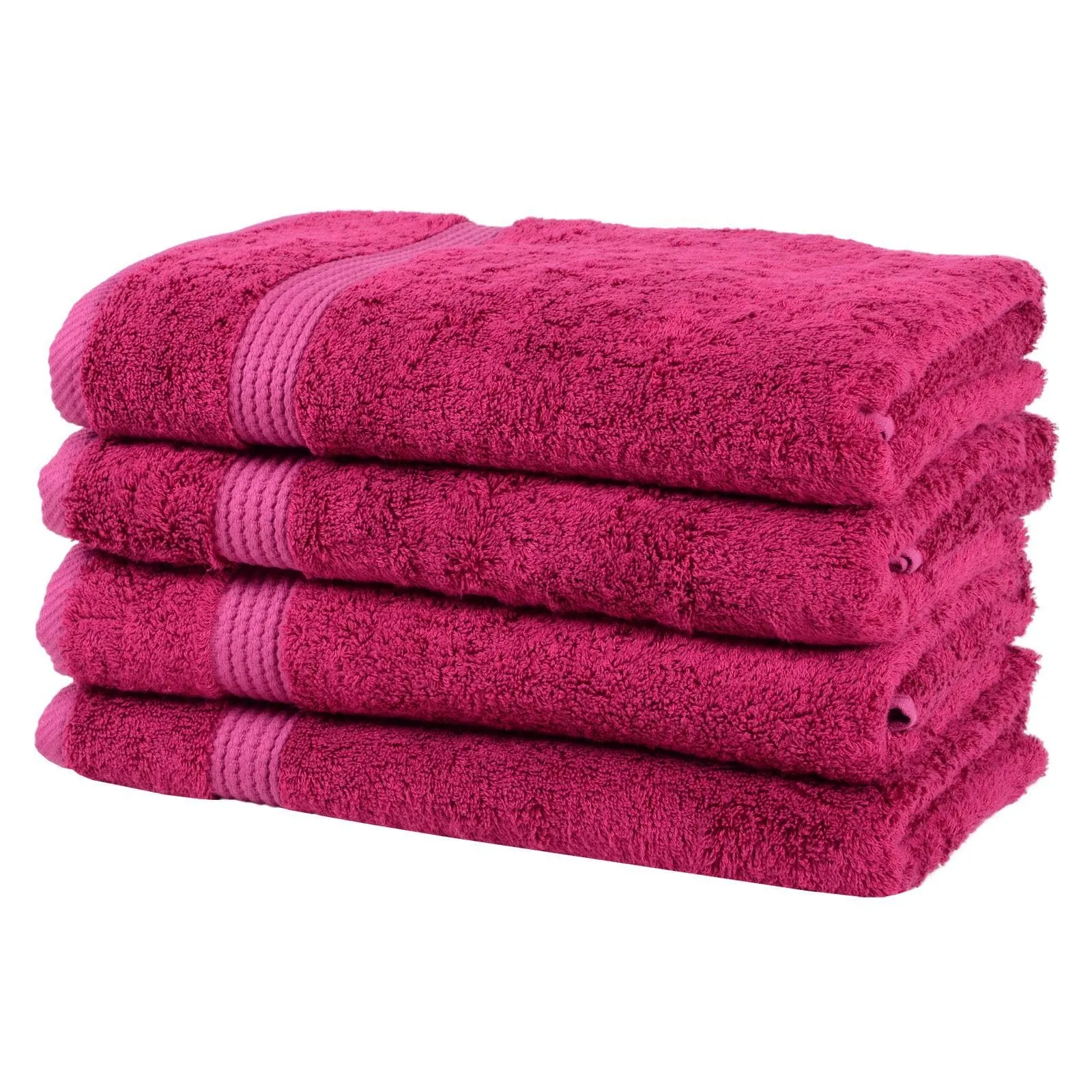 Bamboo Bliss Luxury 600gsm Bathroom Linen Range - Berry Pink