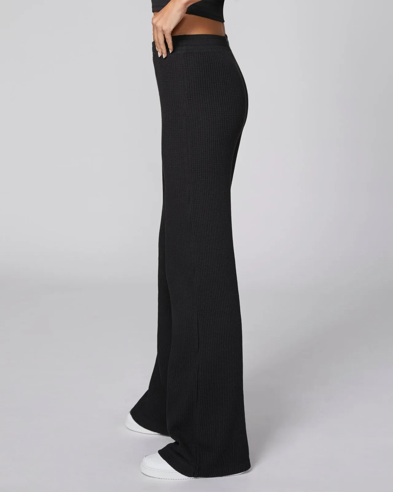 Chunky Thermal Wide Leg Pant