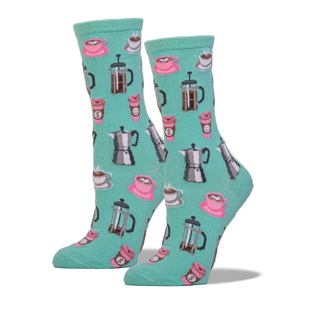 Coffee Women's Crew Sock