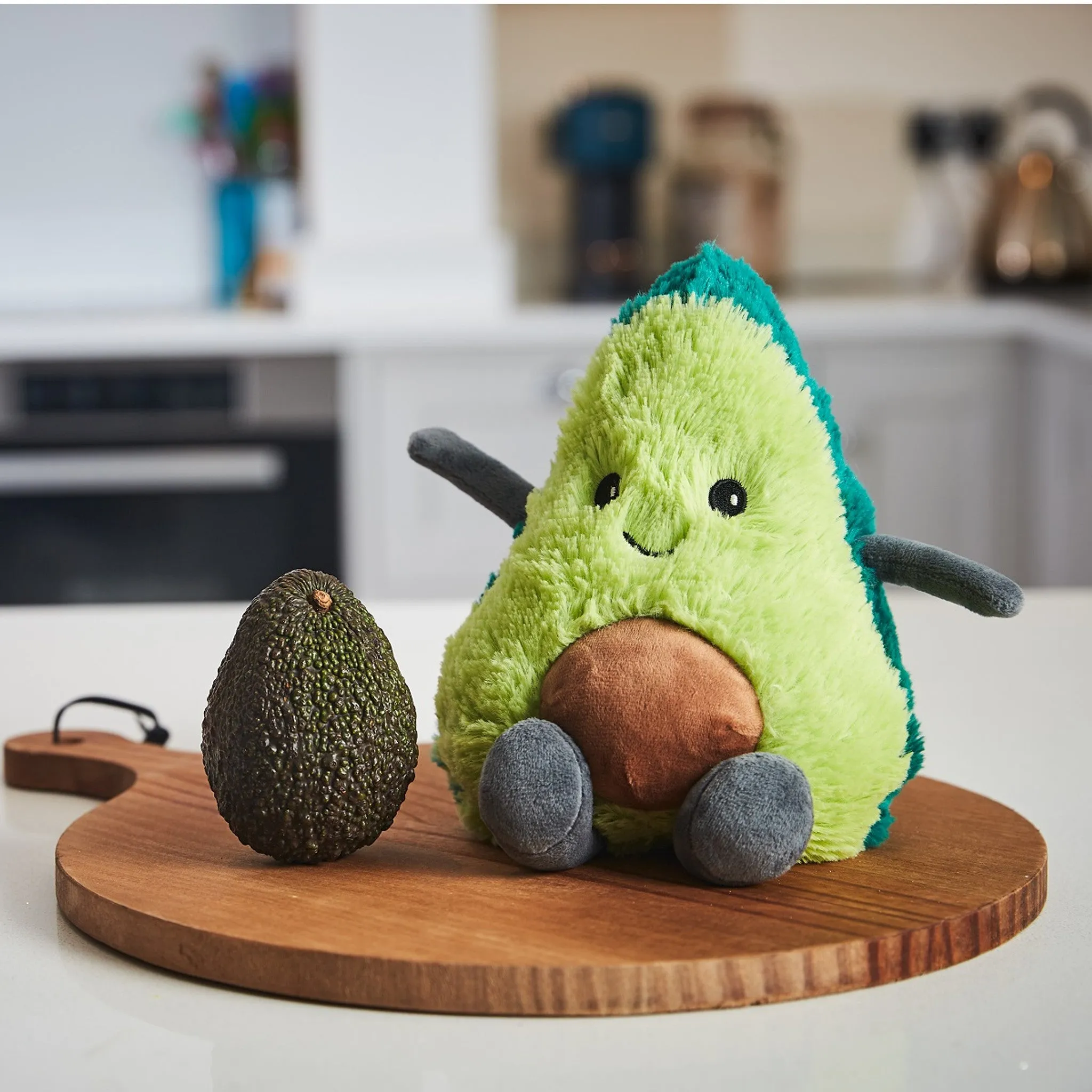 Cozy Plush Avocado Microwave Toy