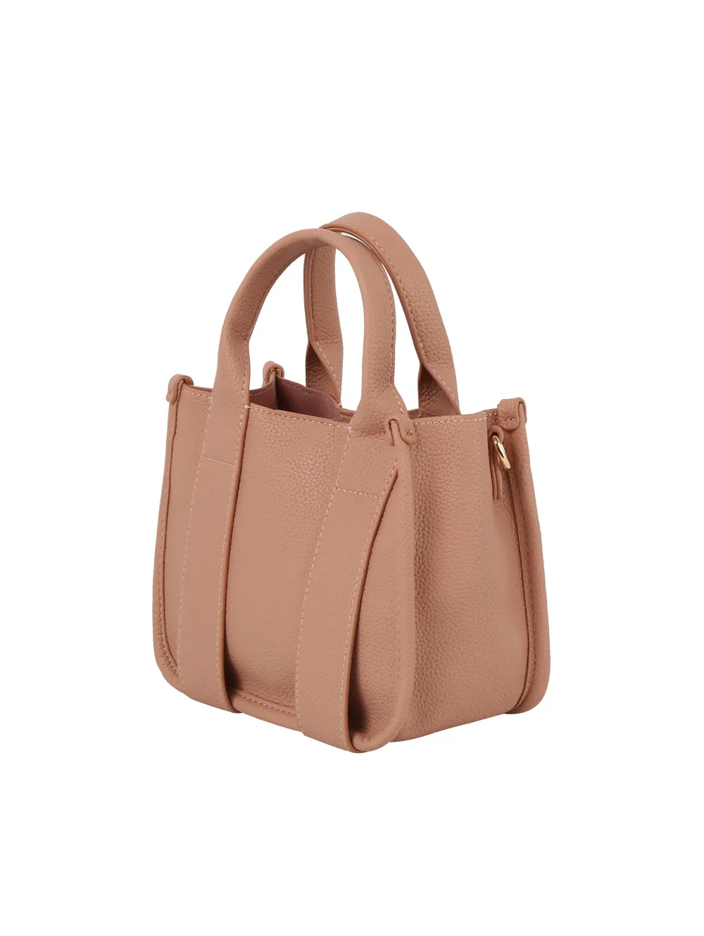 Daily Soft Leather Mini Tote Crossbody