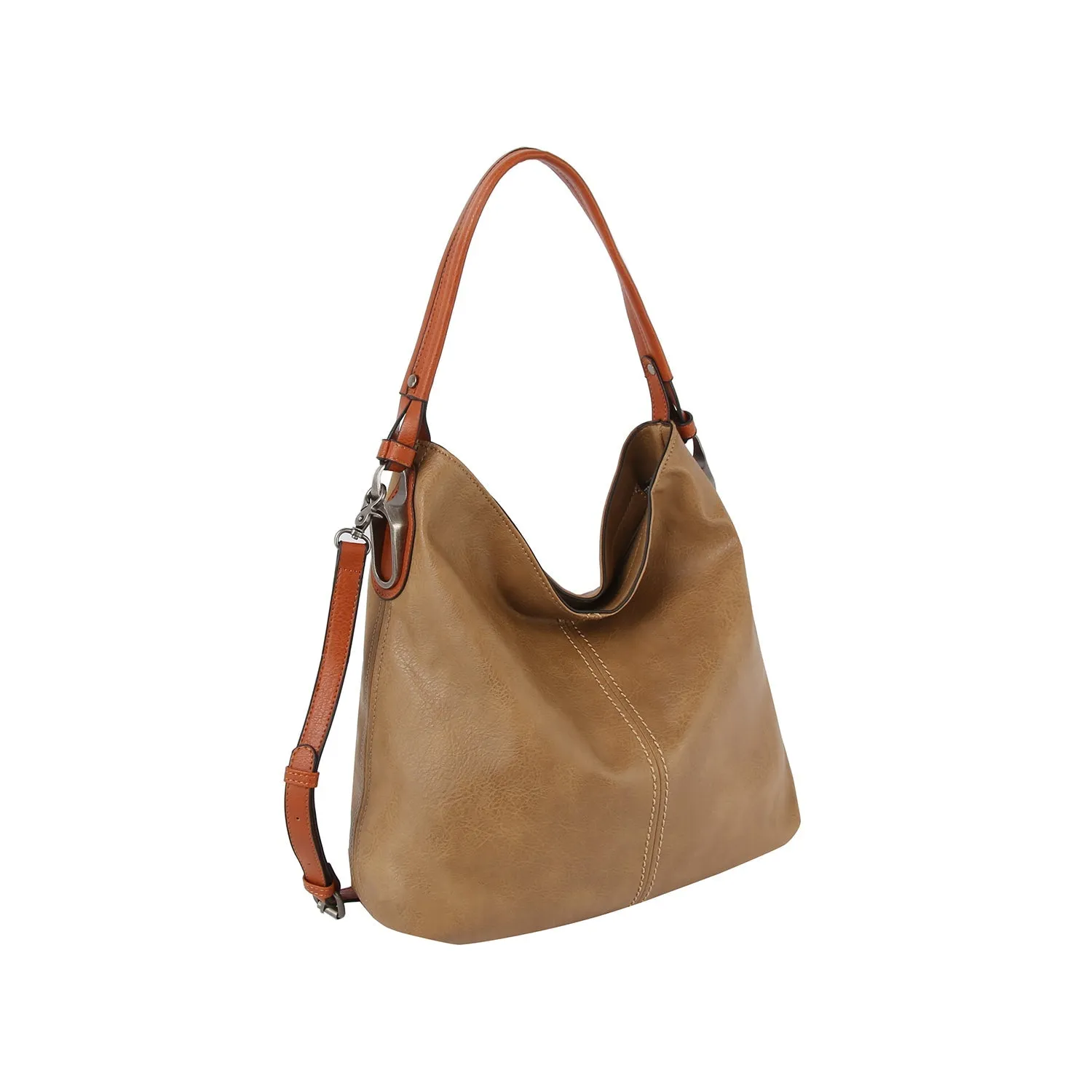 Daily Soft Leather Tote Hobo Bag