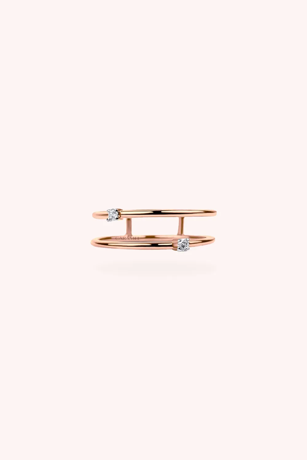 DAINTY TWINS RING