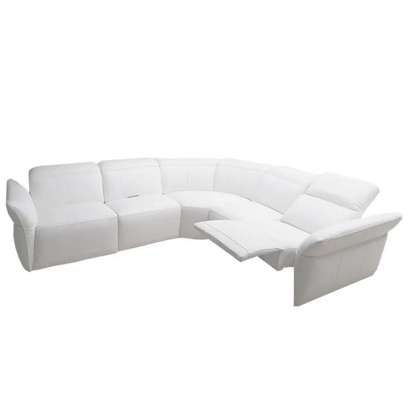 Dakota Modern Leather Sectional Sofa