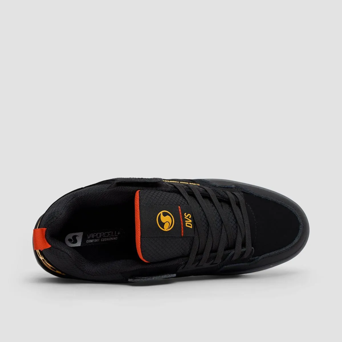 DVS Comanche 2.0  Shoes - Black/Yellow/Red Nubuck