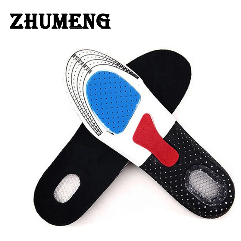 EVA Orthotic Shocker Support Sport Shoe Pad Running Gel Insoles Insert Cushion Men Women Scholls Insoles Palmilha Sneakers