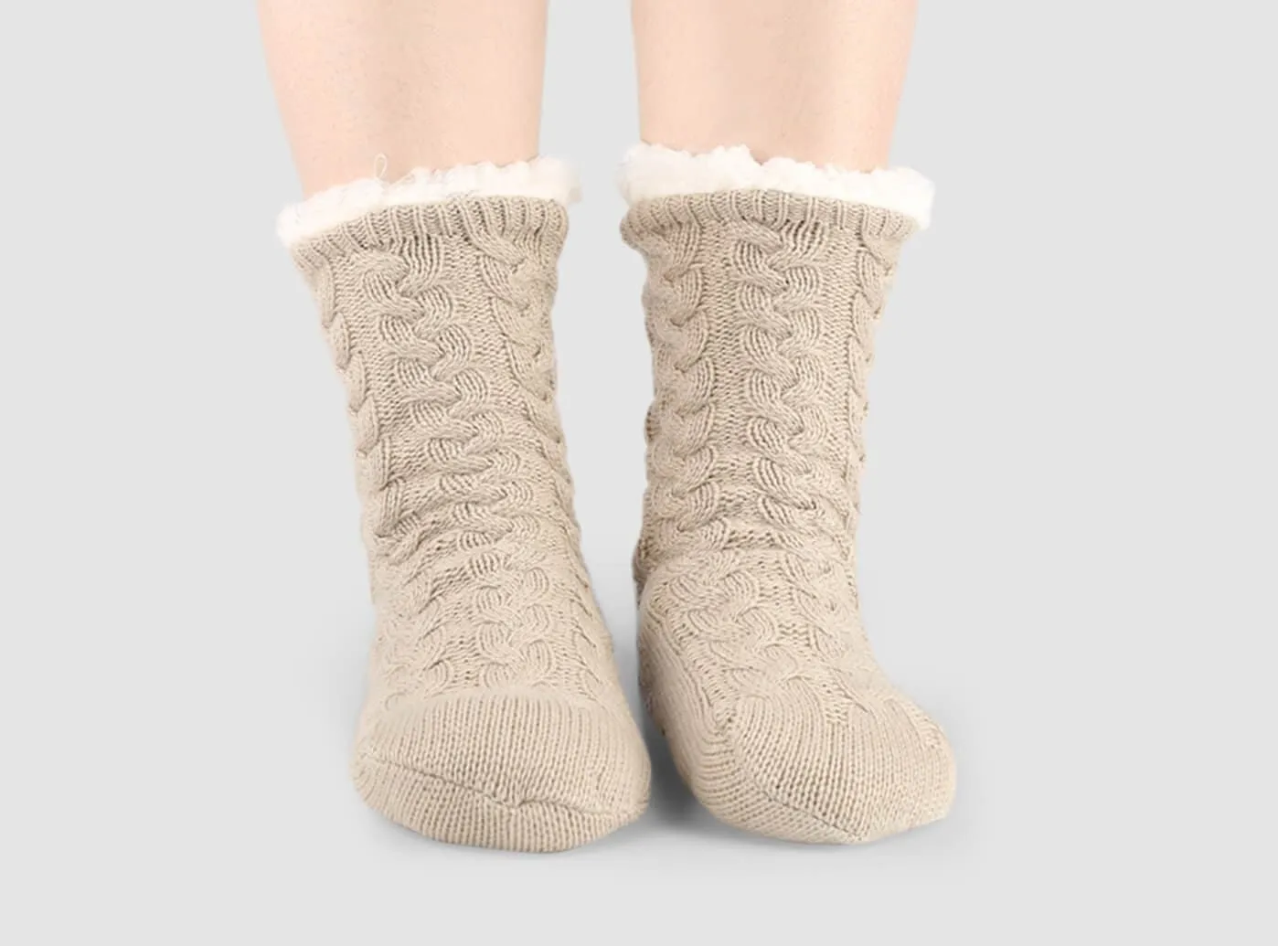 FitVille SureFoot Indoor Cozy Socks V1 (Unisex)