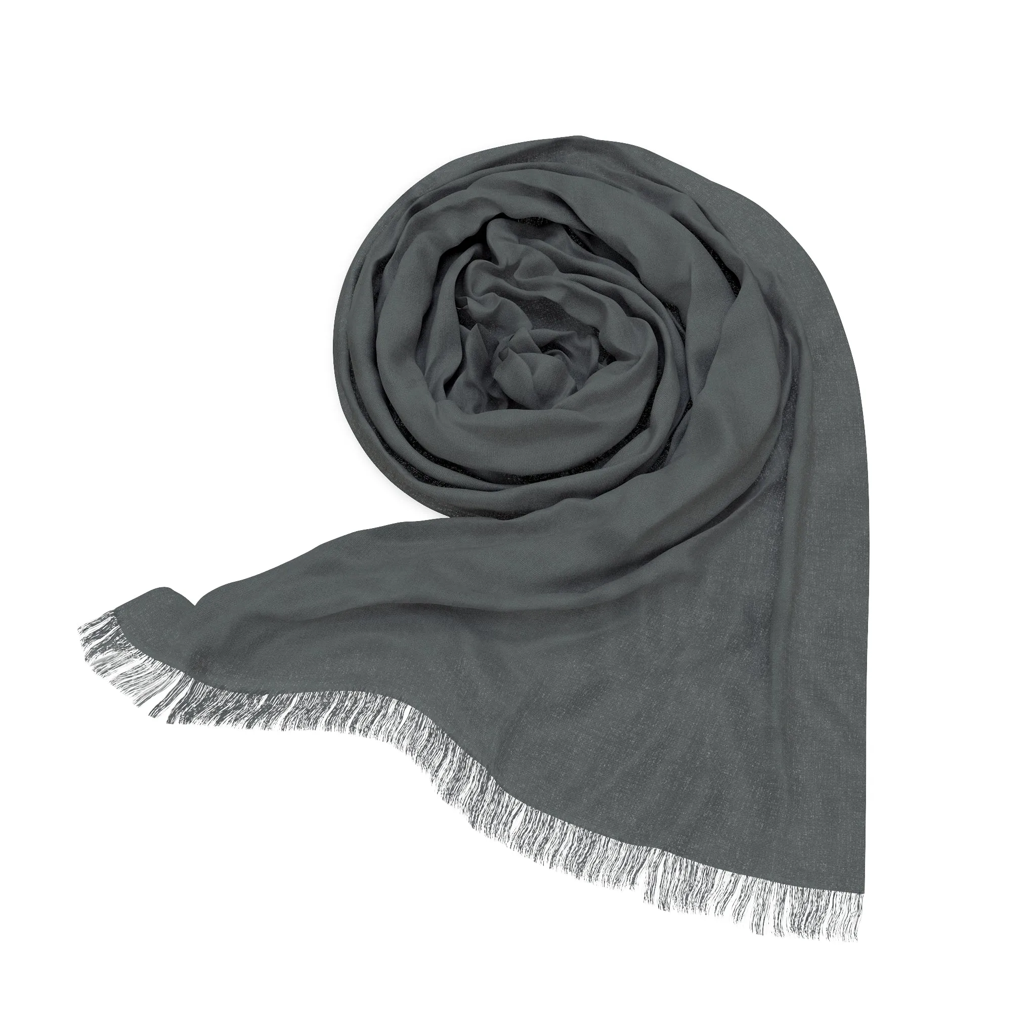 Gray Lightweight Scarf