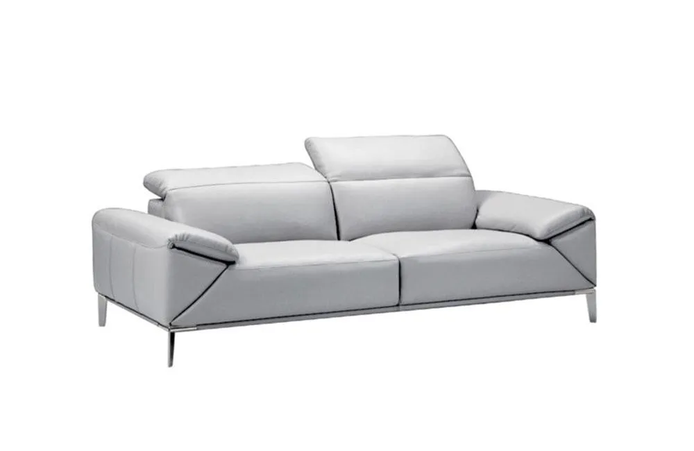 Greta Modern Leather Loveseat