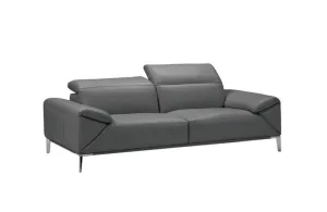 Greta Modern Leather Loveseat