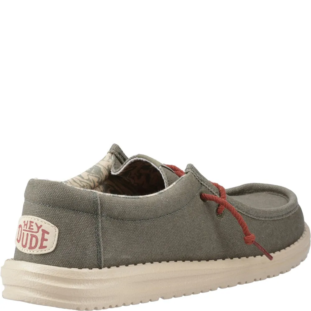 HEYDUDE Wally Waxed Canvas Shoes