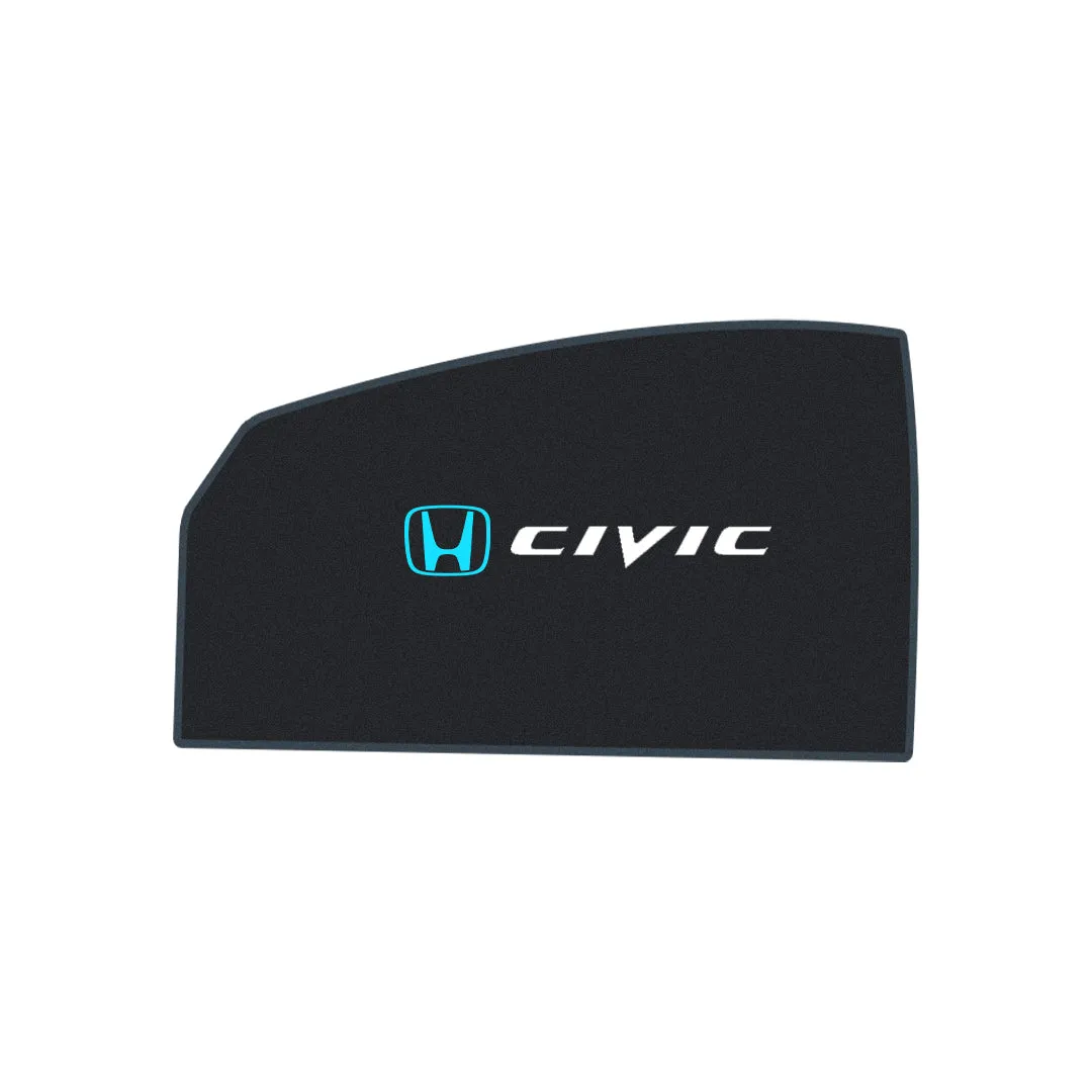 Honda Civic Side Shades With Logo - Model 2017-2021