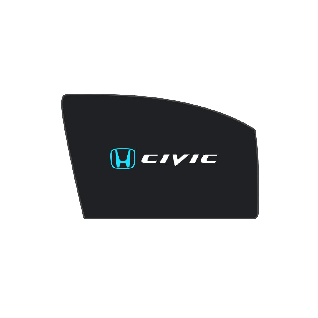 Honda Civic Side Shades With Logo - Model 2017-2021