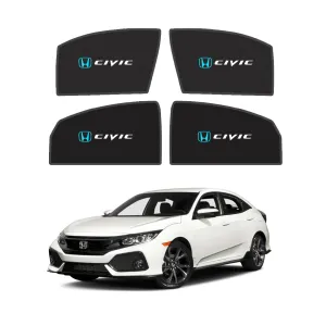 Honda Civic Side Shades With Logo - Model 2017-2021