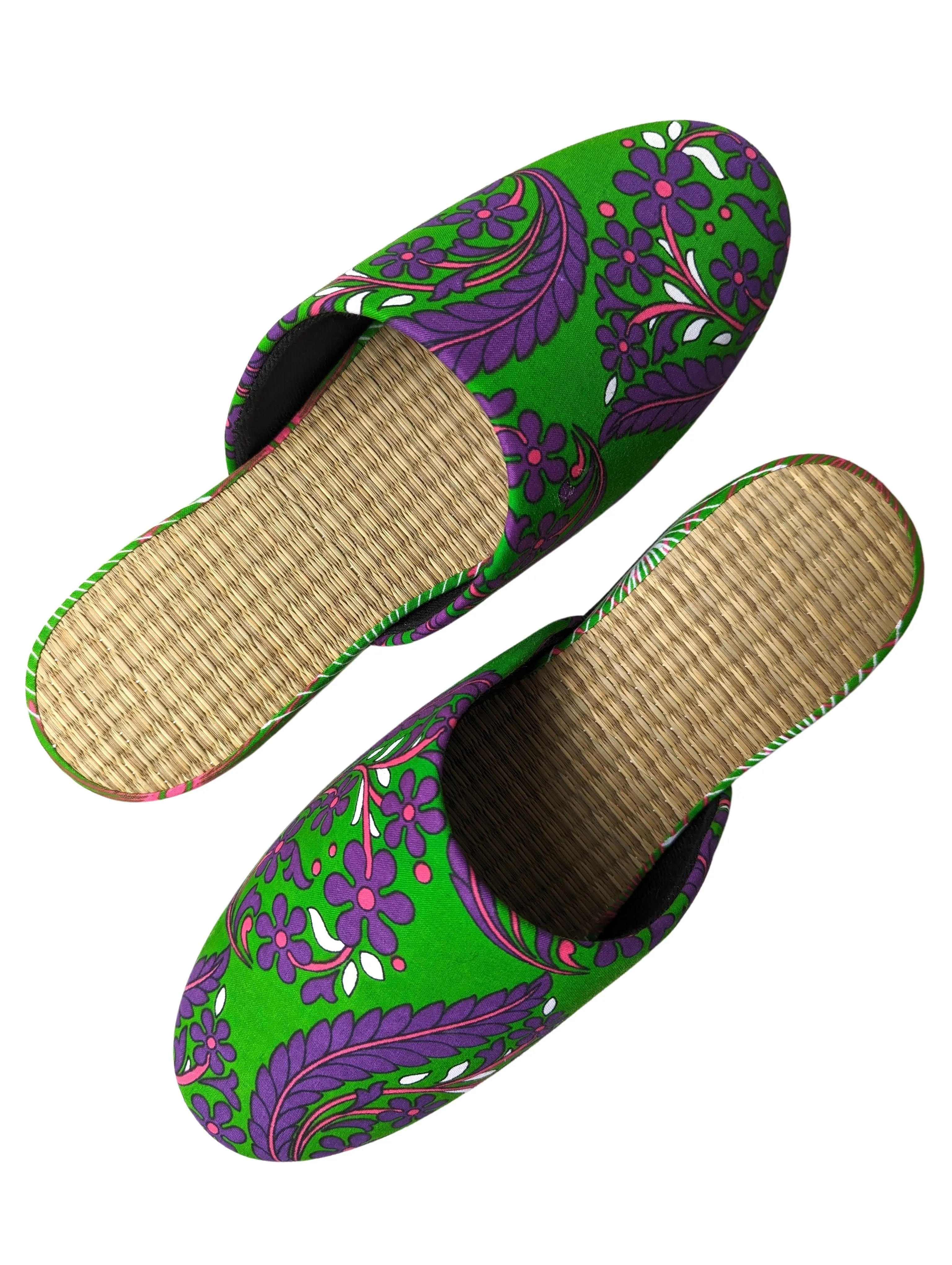 Large Tatami Print Mix Slippers 2024SS-L02