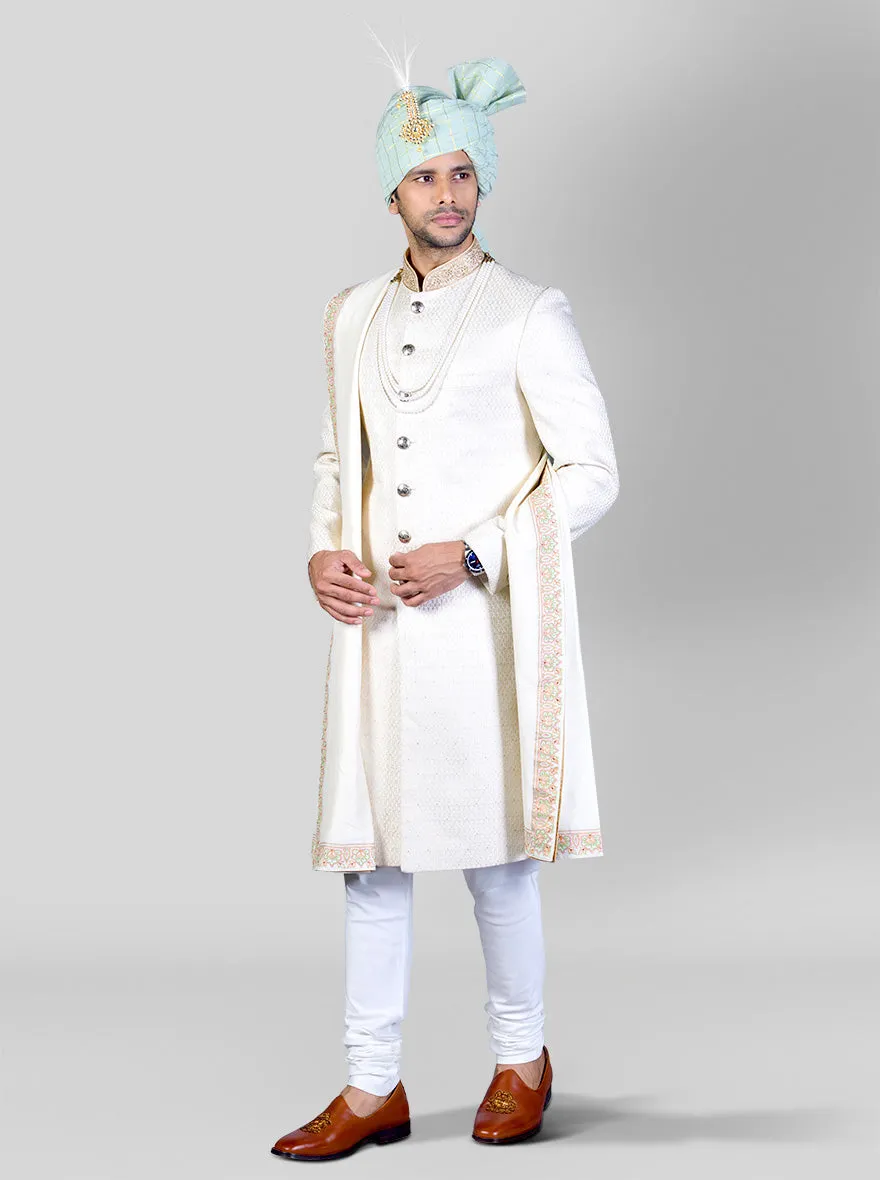 Light Beige Sherwani | Azania