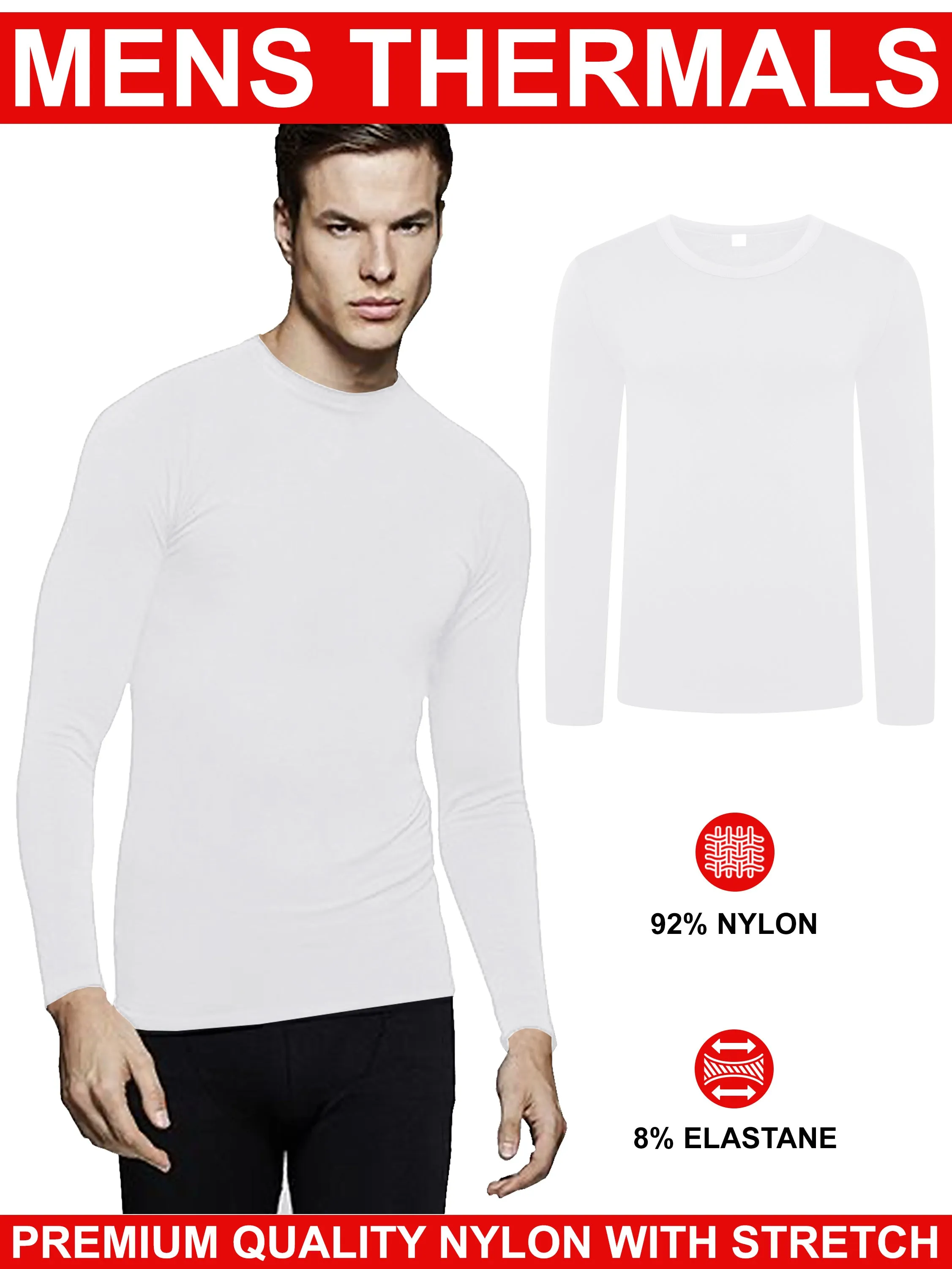 Mens Long Sleeve Thermal Set