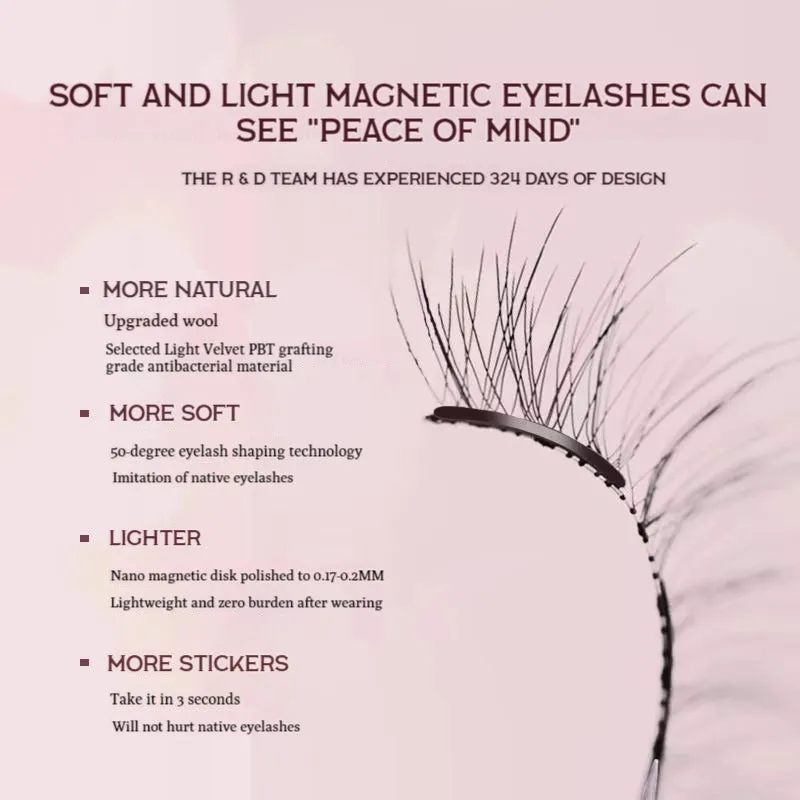 Natural Daily MLEN DIARY Soft Magnetic Eyelashes 自然百搭