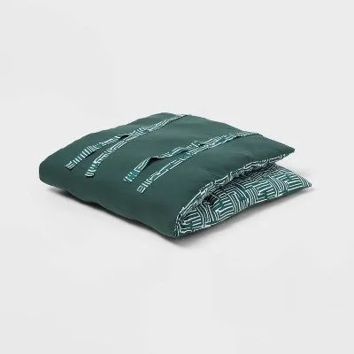 New - Tread Lounge Pillow Dark Green - Room Essentials