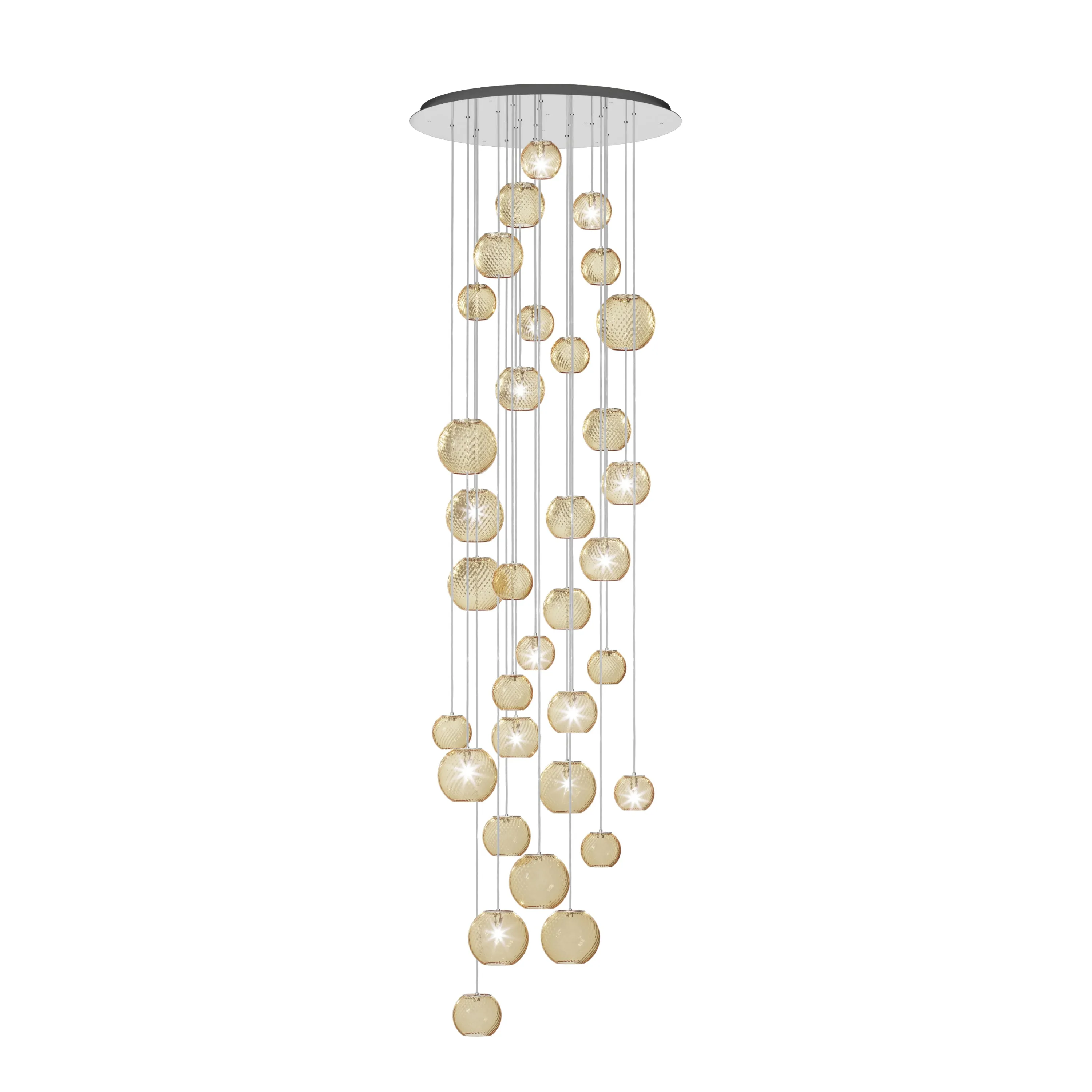 Oto Rain Circle Multi-Light Pendant Light