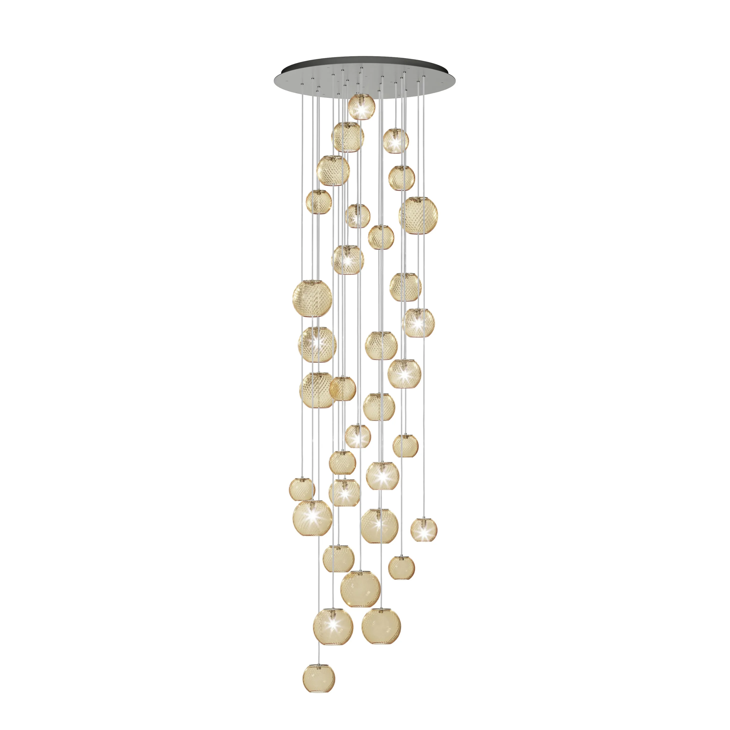 Oto Rain Circle Multi-Light Pendant Light