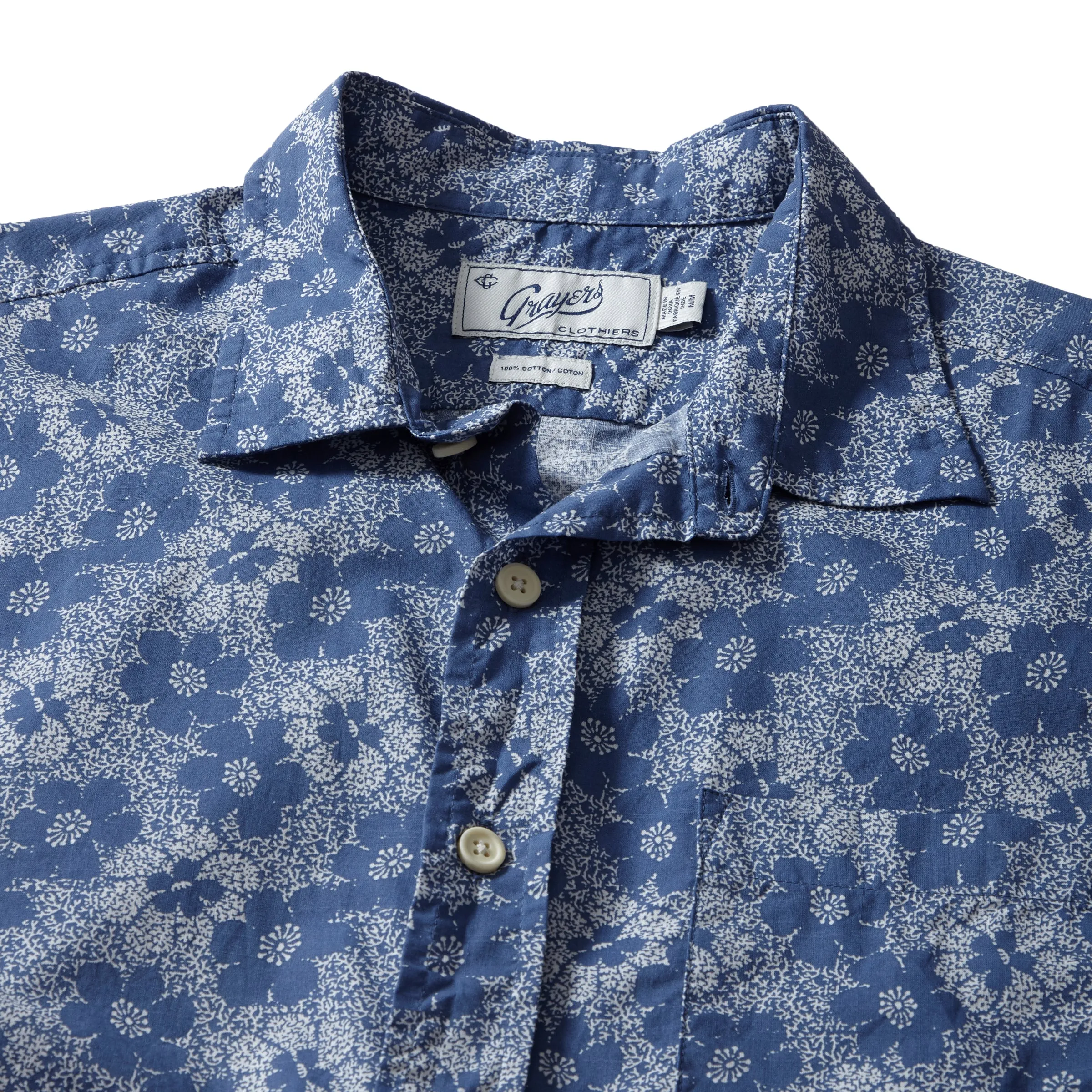 Printed Lightweight Poplin Shirt - Floral