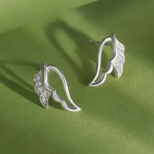 Pure Silver Leaf Earring