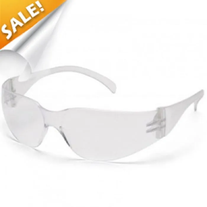 Pyramex Intruder S4110S Safety Glasses, Clear Lens, One Size, 1 Each