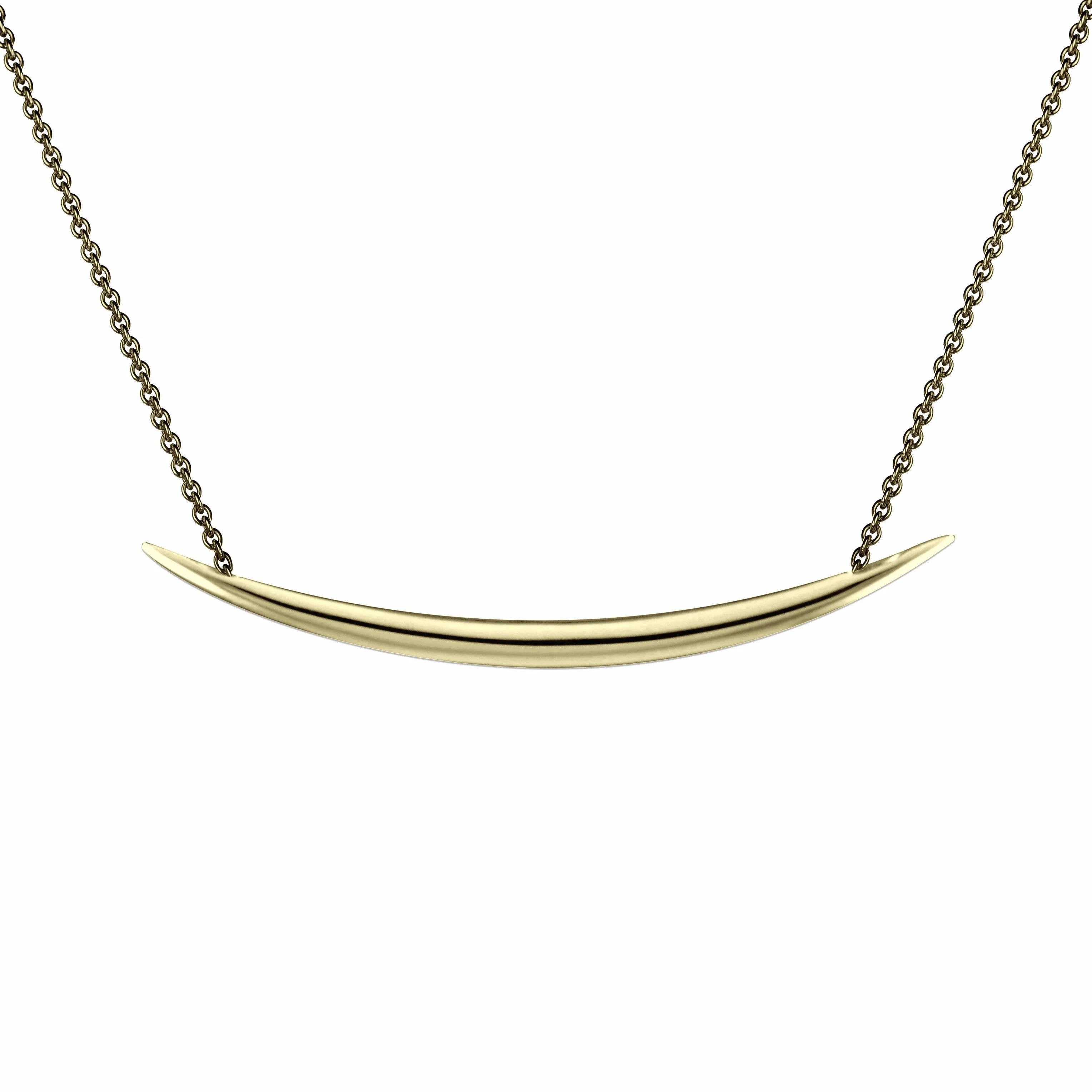 Quill Pendant - Yellow Gold Vermeil