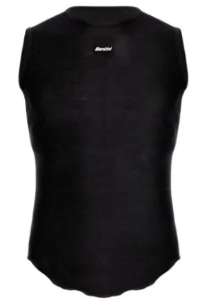 Santini Dry Sleeveless Base Layer - Black