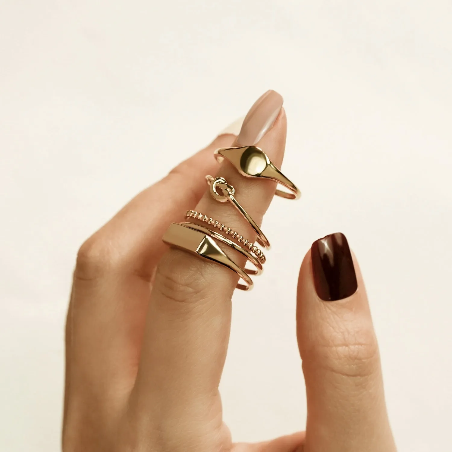 Signet Dainty Ring