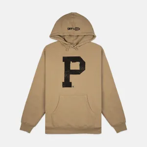 Soft-Blend "P" Hoodie - Sandstone