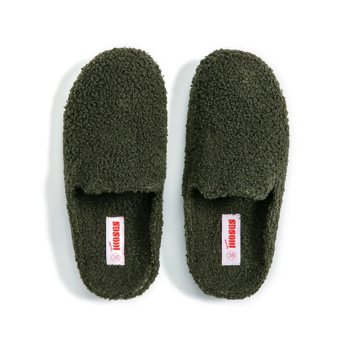 The Kush Indoor/Outdoor Sherpa Slides - Olive