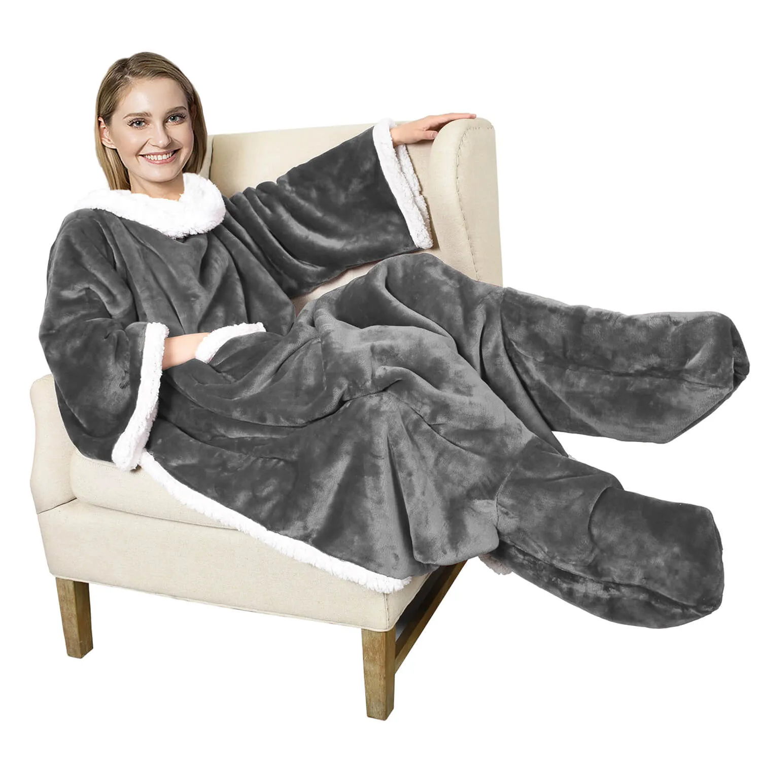 TV Blanket - Grey