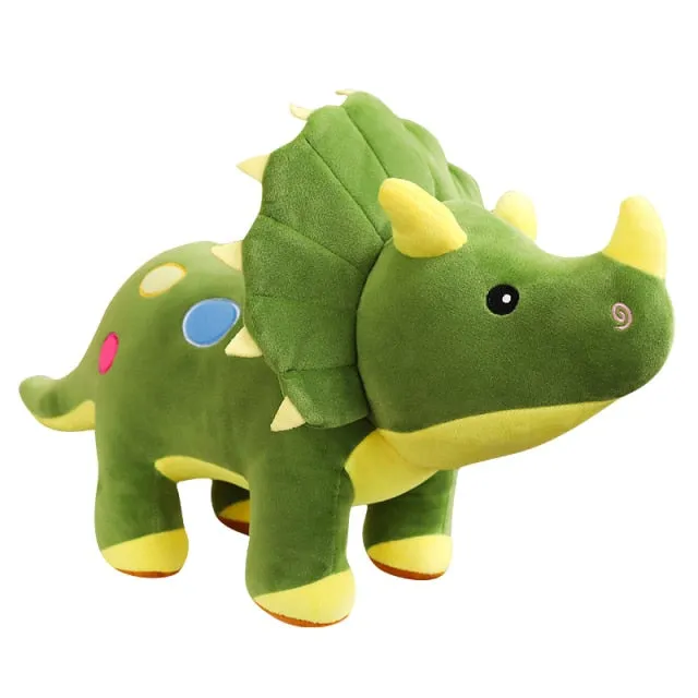 Tyrannosaurus Rex and Triceratops Dinosaur Plush Toys