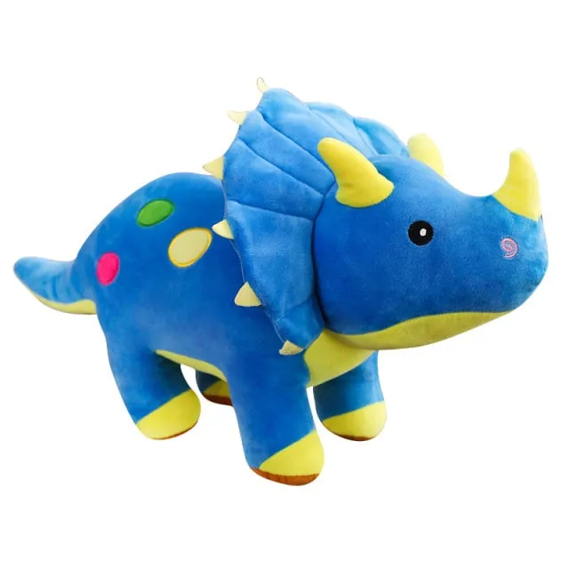 Tyrannosaurus Rex and Triceratops Dinosaur Plush Toys