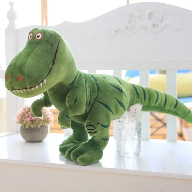 Tyrannosaurus Rex and Triceratops Dinosaur Plush Toys