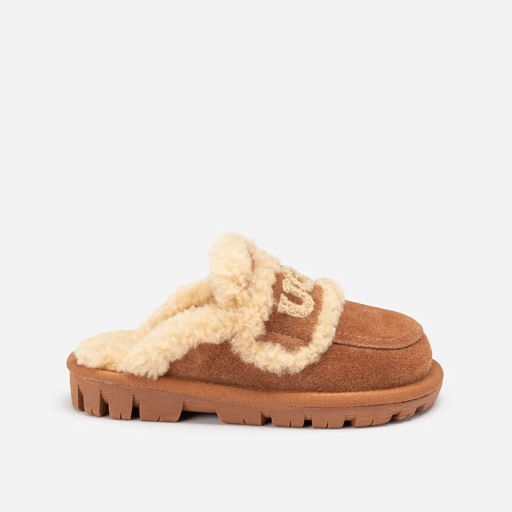 Ugg Kids Violet Shearling Slipper (Detachable Feature)