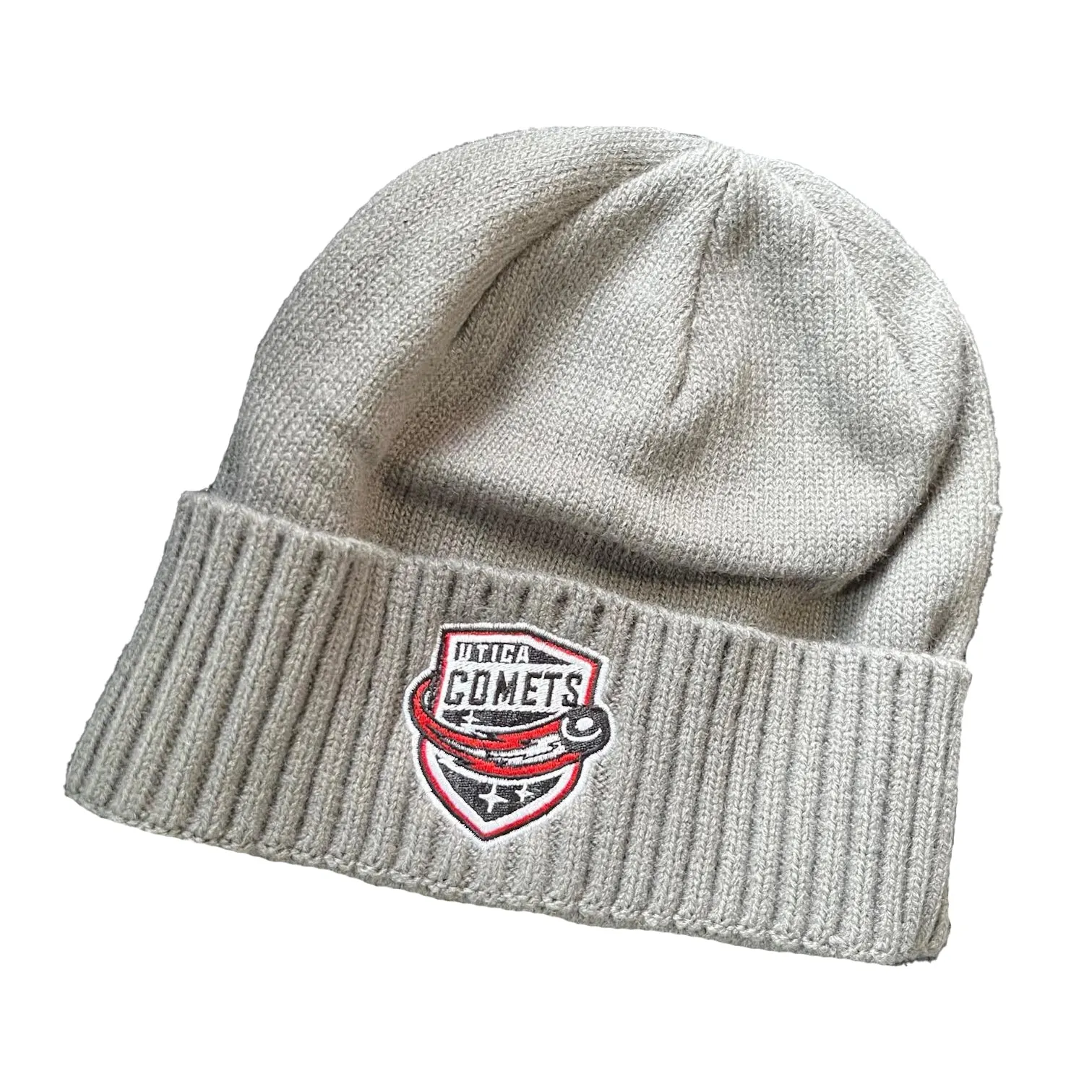 Utica Comets Grey Cuff Beanie