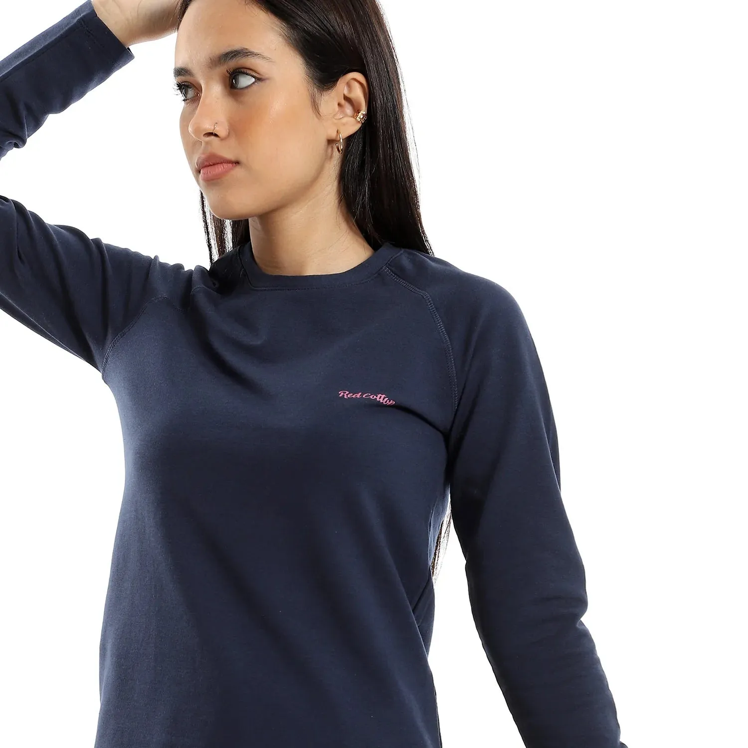 Women Thermal Set Padded Inside - Navy Blue