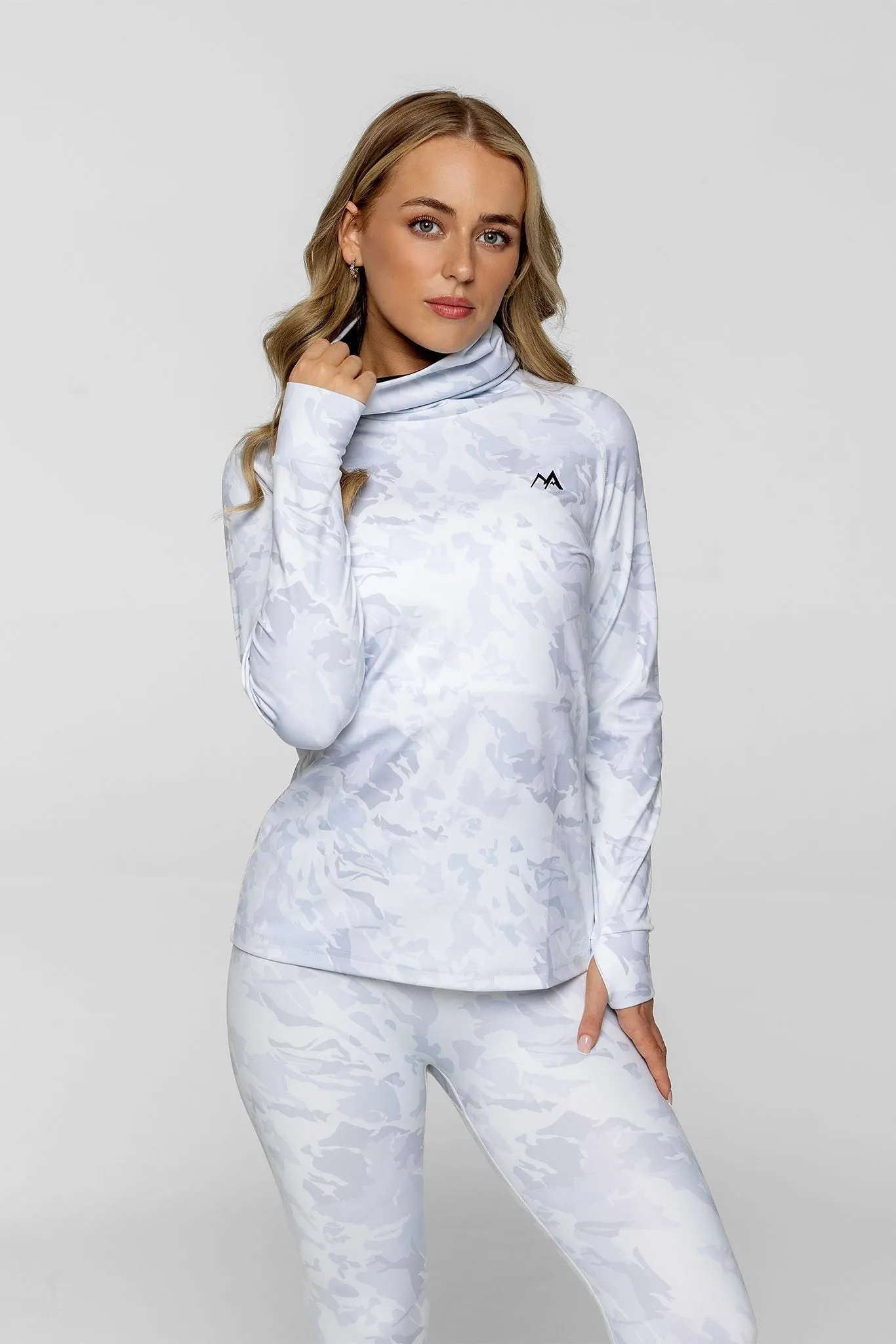 WOMEN'S THERMAL BASE LAYER TOP SNO-CAMO